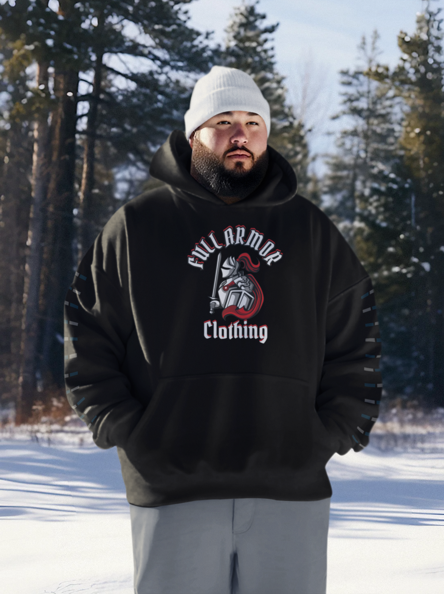 Full Armor Classic Hoodie-Black