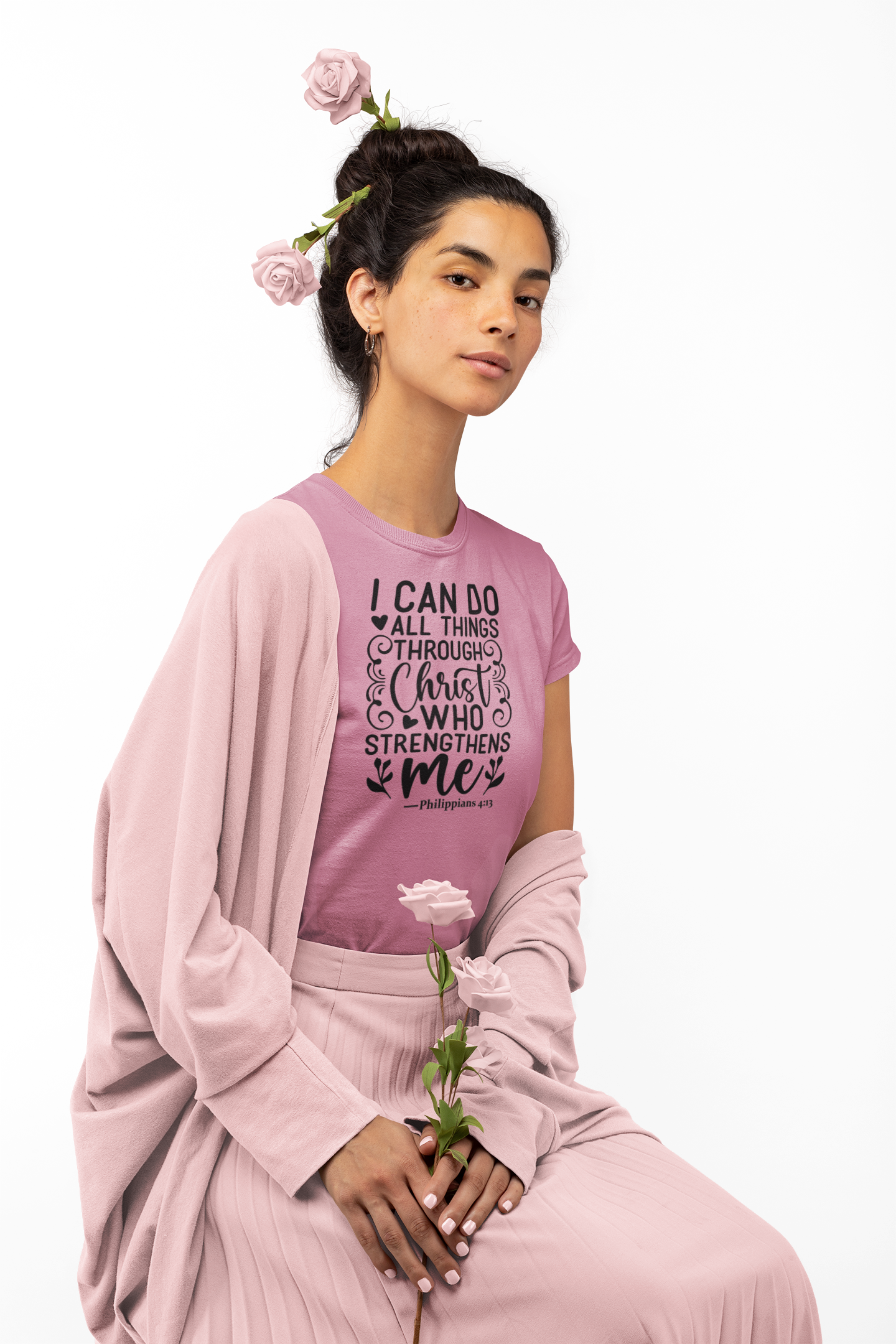 I Can Do All Things-Women's Pink