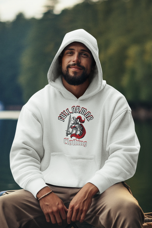 Full Armor Classic White Hoodie