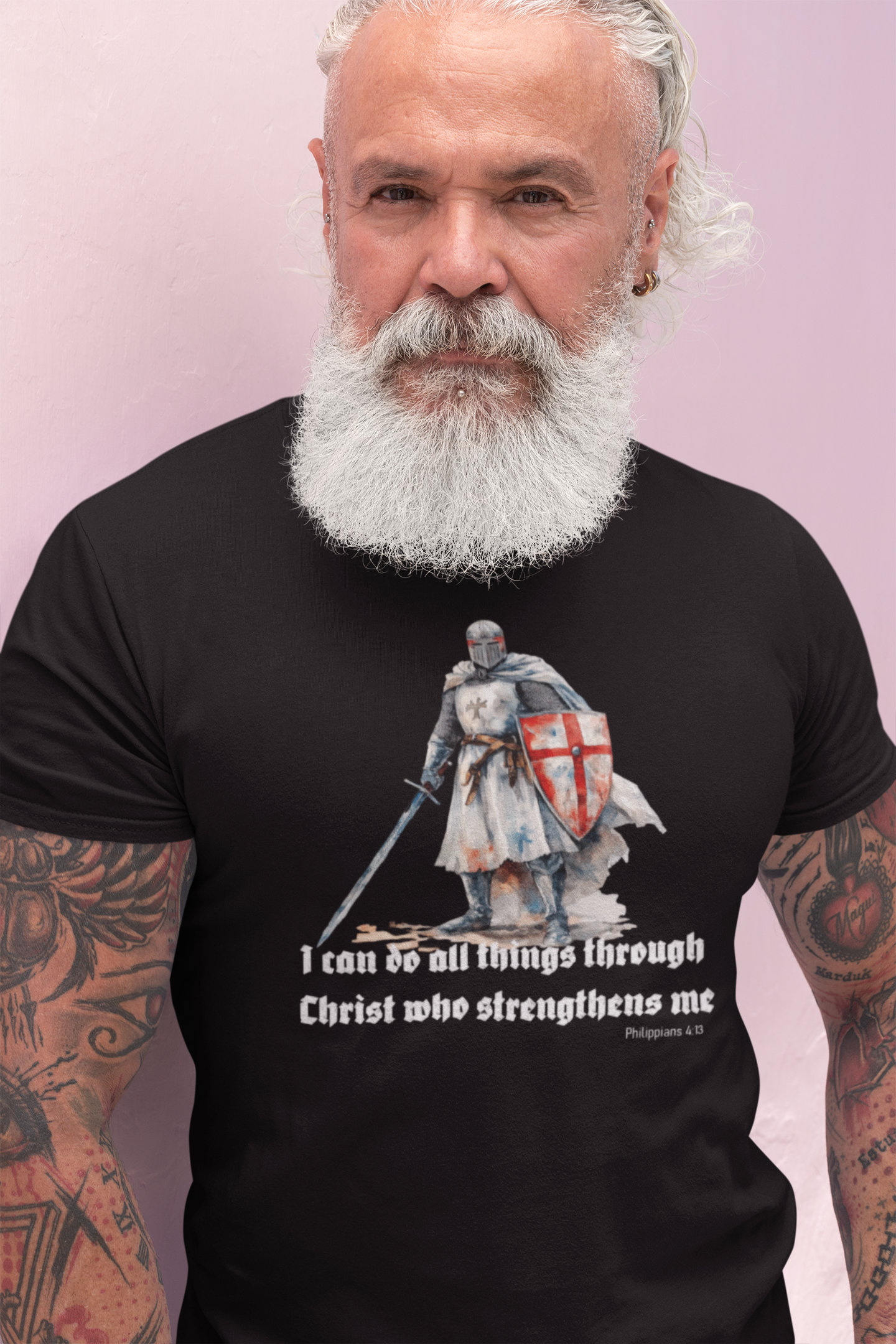 Templar-Christ Who Strengthens Me Black